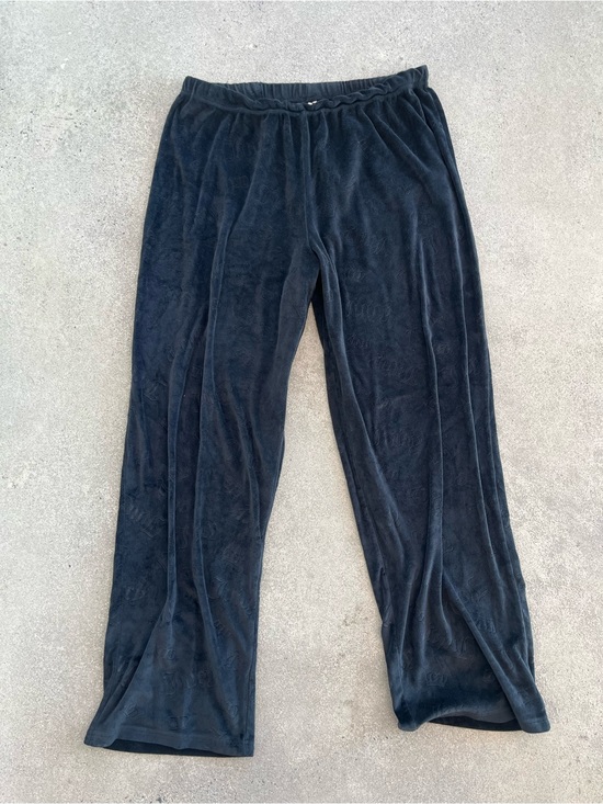 Juicy Couture Pants - Juicy Couture Black Velour Lounge Pants | Sleepwear | Elastic Waist | Size L